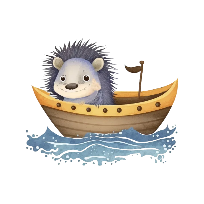 Hedgehog Boat Ride