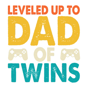 Leveled Up Dad T-Shirt Design