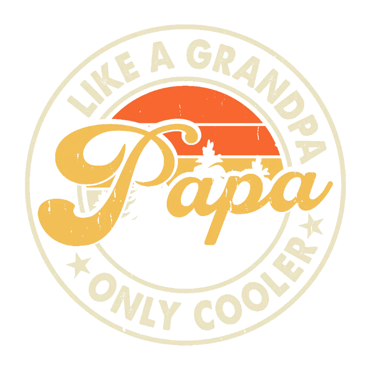 Like a Grandpa Only Cooler - Papa T-shirt