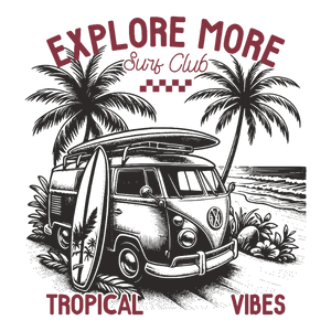 Explore More Surf Club Tropical Vibes