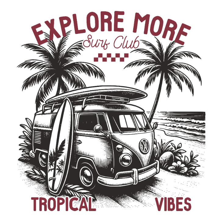 Explore More Surf Club Tropical Vibes