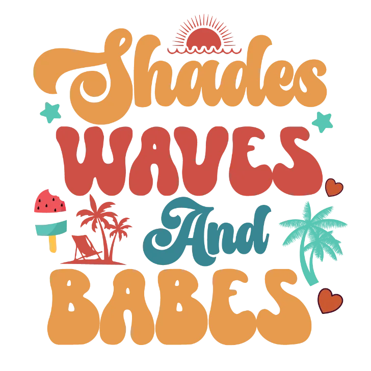 Shades Waves and Babes Summer T-shirt
