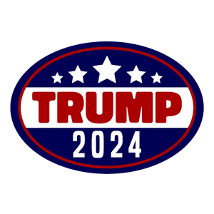Trump 2024 Oval Sticker
