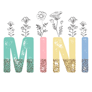 MINI Floral Letters