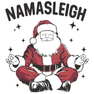Funny Santa Namasleigh