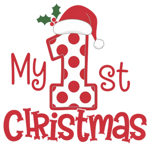 My First Christmas - Polka Dot Style