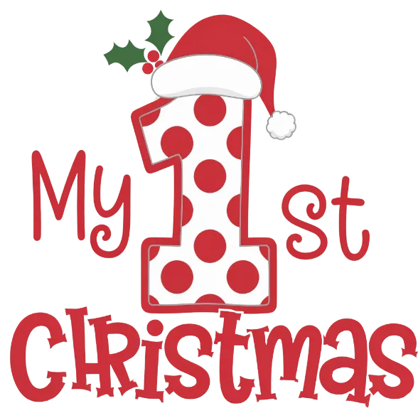 My First Christmas - Polka Dot Style
