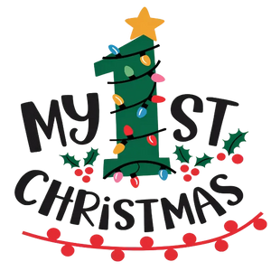 My First Christmas - Festive Tree Design