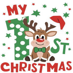 My 1st Christmas- Baby reindeer