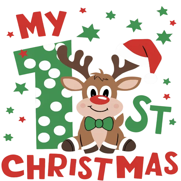 My 1st Christmas- Baby reindeer