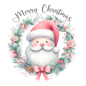 Merry Christmas (Pink Santa Claus)