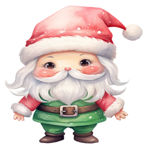 Pastel Santa Claus