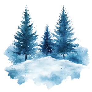 Cozy Winter Frosty Christmas (Tree)