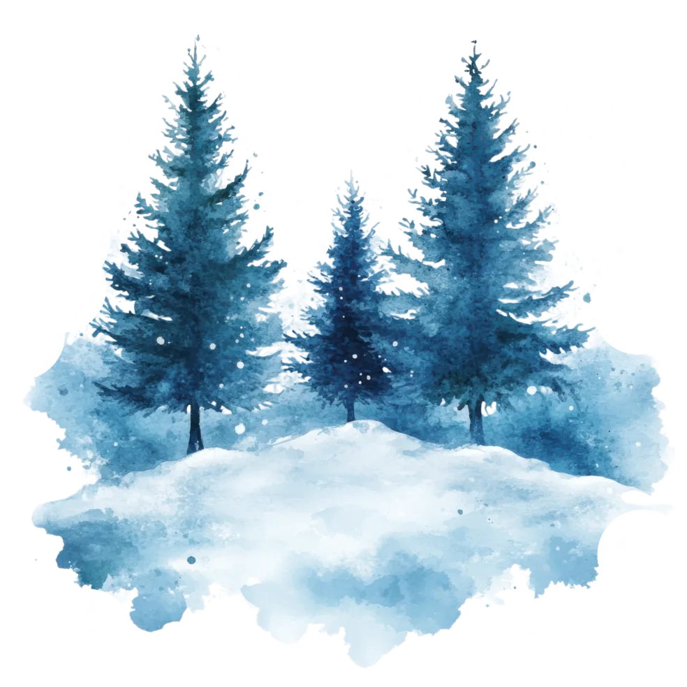 Cozy Winter Frosty Christmas (Tree)