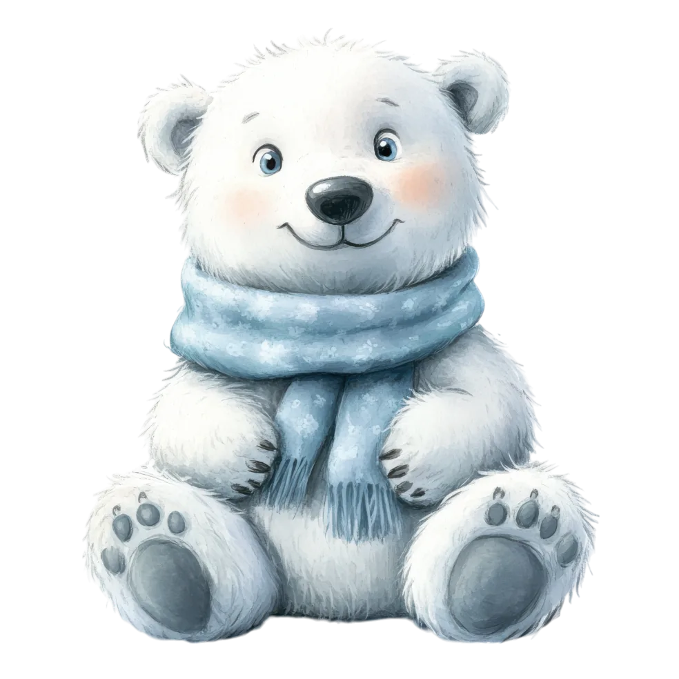 Cozy Winter Frosty Christmas (Bear)