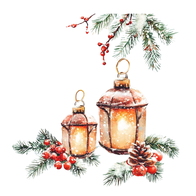 Vintage Old Christmas (Lights)
