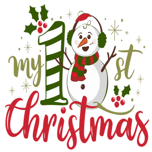 My 1st christmas - Cute snowman themed