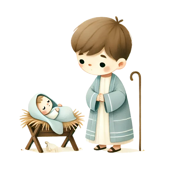 Cute Baby Christmas(Father Pray For Baby)
