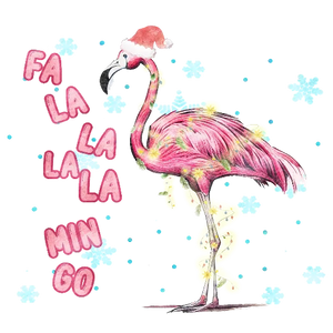 Christmas Flamingo