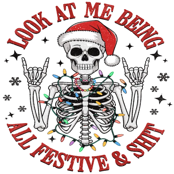 Look At Me Being All Festive And Shit (With Texture)