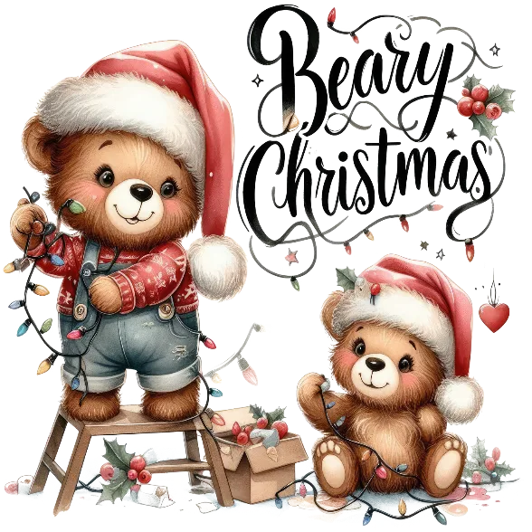 Cute Beary Christmas Decorations