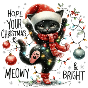Hope Your Christmas Is Meowy And Bright