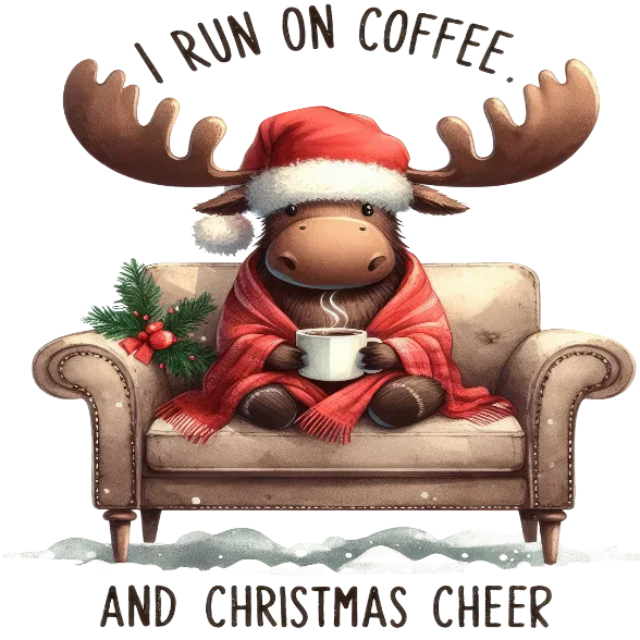 I Run On Coffee And Christmas Cheer
