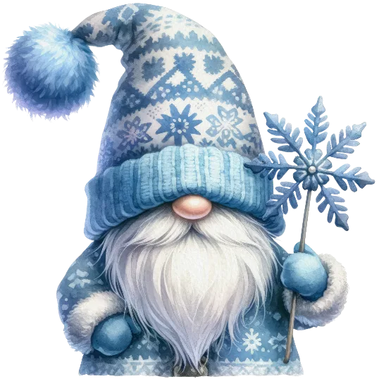 Blue Gnome Frosty Sparkle