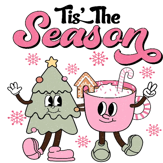 Tis' The Season Christmas Tree and Cup