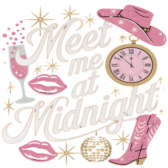 Meet Me At Midnight New Year's Aesthetic