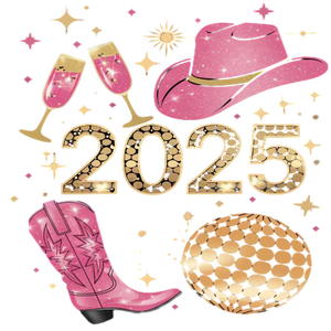 Flashy Pink New Year 2025 Aesthetics