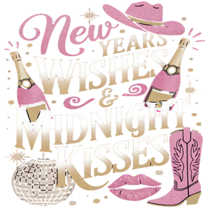 New Year Wishes, Mightnight Kisses Aesthetic
