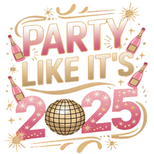 Party Like It's 2025 Pink Disco Aesthetic