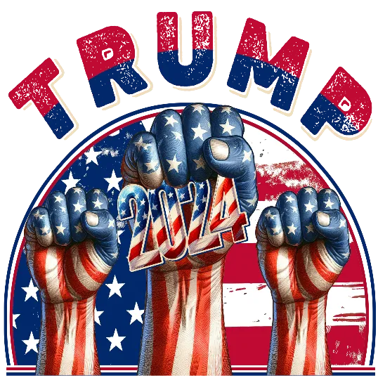 Trump 2024 Raised Fists