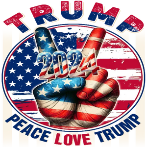 Trump 2024 Peace Love Trump