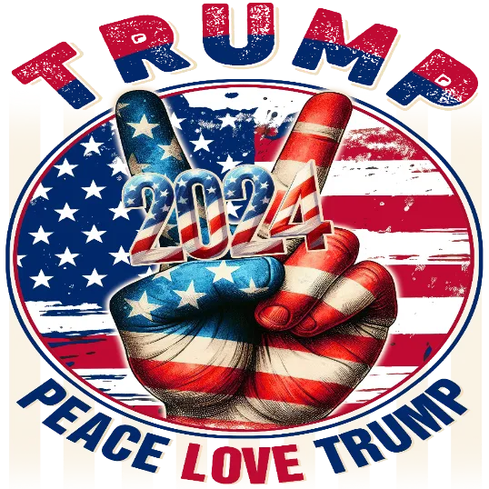 Trump 2024 Peace Love Trump