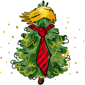Trump Themed Christmas Tree