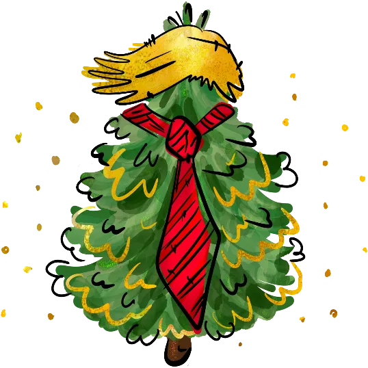 Trump Themed Christmas Tree