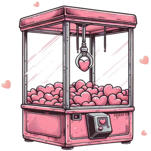 Heart Crane Arcade Game - Valentine's day