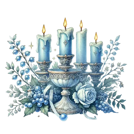 New Year Candle Lights