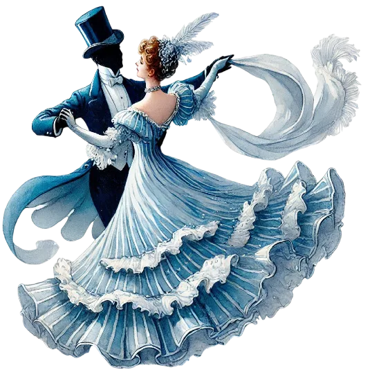 Vintage Ballroom Dance Elegance
