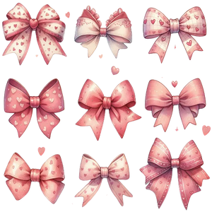 Valentine's Day Bow Collection