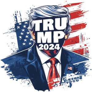 Trump 2024 Graffiti Design