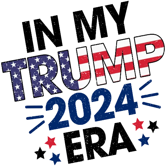 In My Trump 2024 Era - Patriotic Trump Campaign Banner