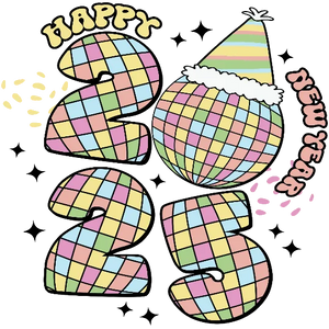 Happy New Year 2025 - Disco Style