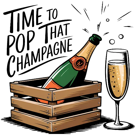 Time To Pop That Champagne