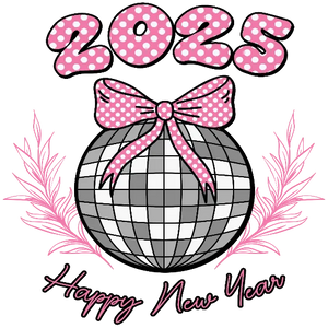 Happy New Year 2025 - Polka Dot Style