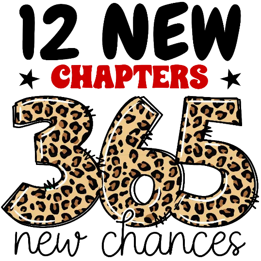 12 New Chapters 365 New Chances - Leopard Design