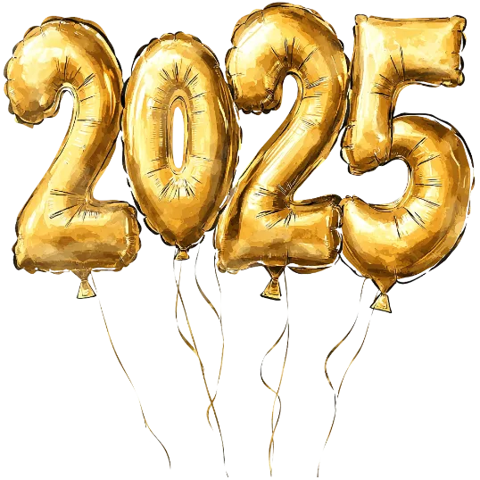 2025 - Golden Balloons