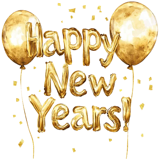 Happy New Years - Golden Celebrations